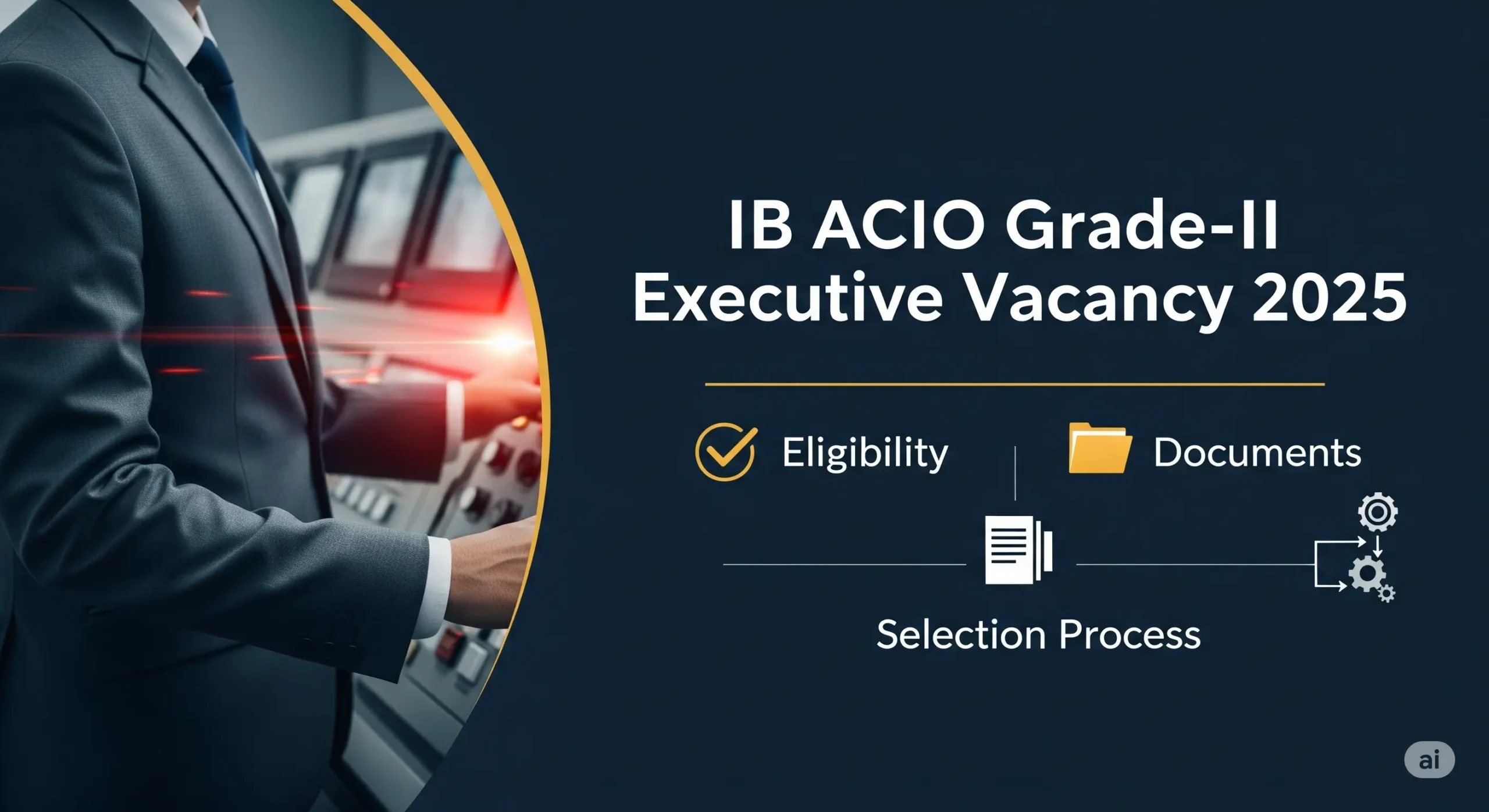 IB ACIO Grade-II Executive Vacancy 2025