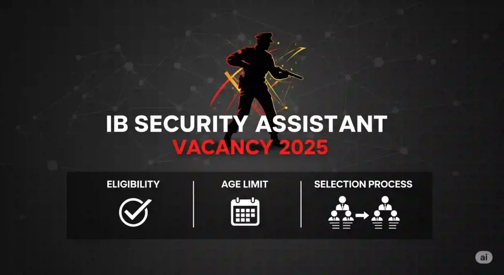 IB Security Assistant Vacancy 2025 
