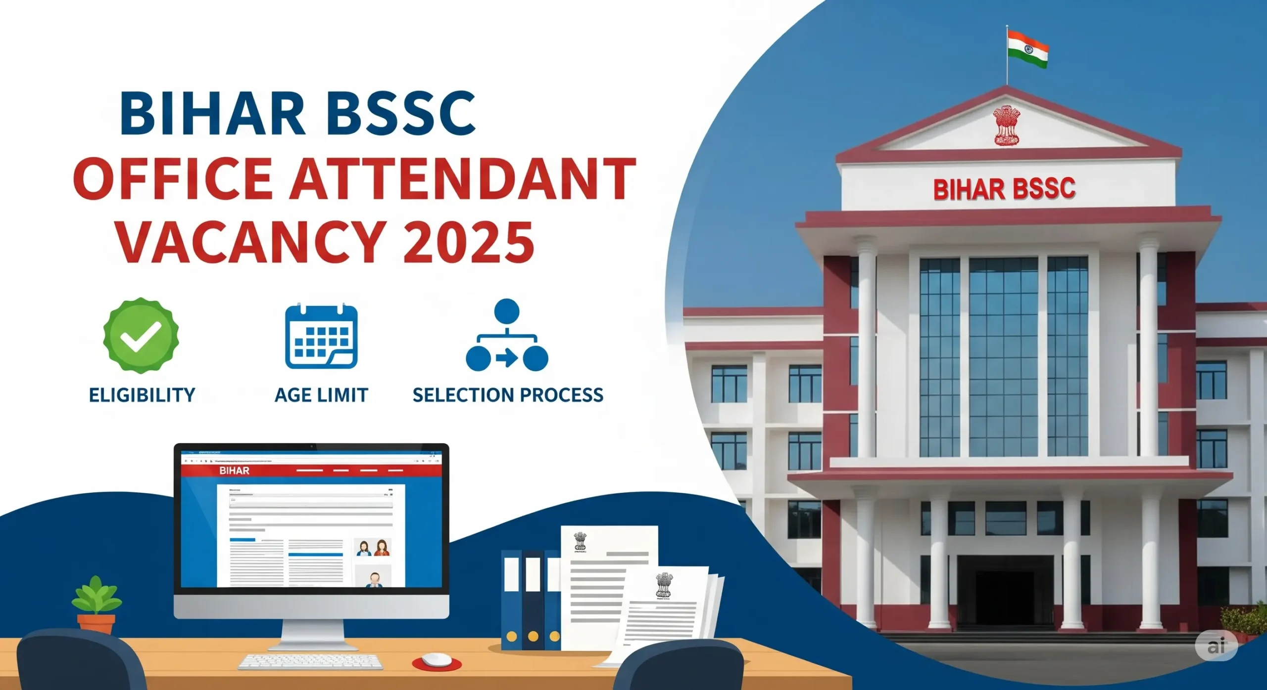 Bihar BSSC Office Attendant Vacancy 2025