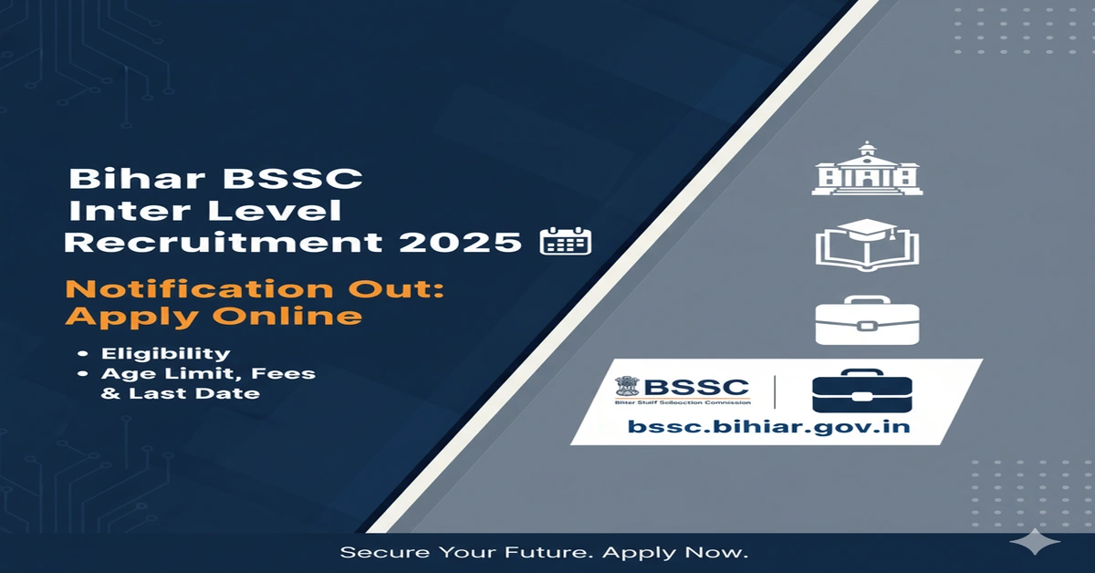 Bihar BSSC Inter Level Recruitment 2025