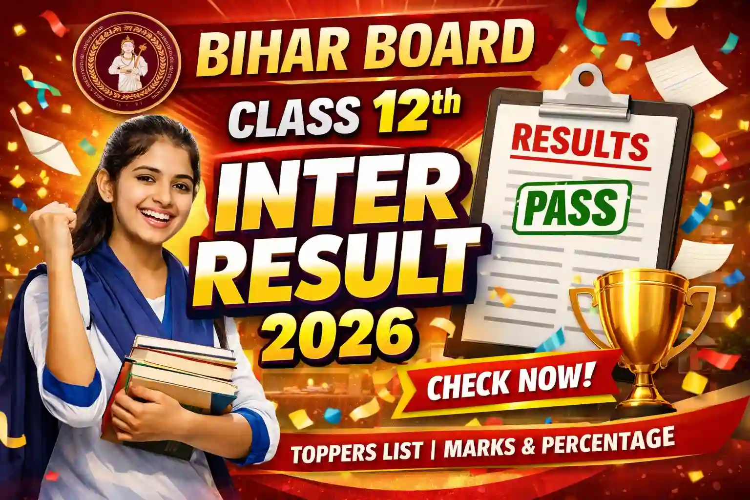 Bihar Board Class 12th Inter Result 2026