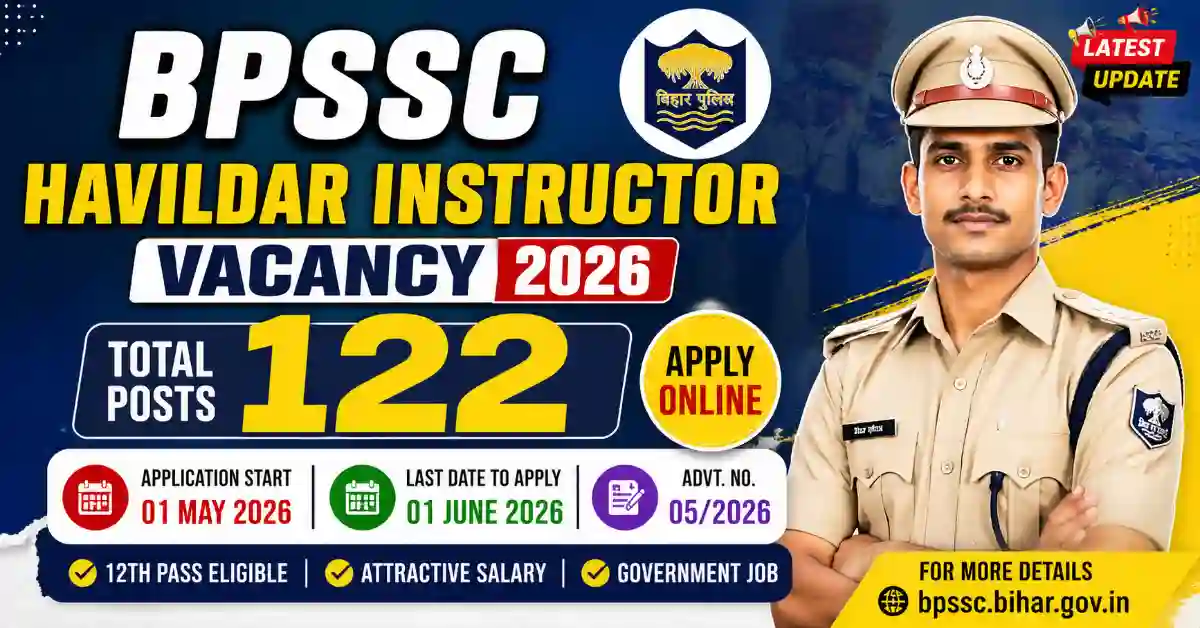 BPSSC Havildar Instructor Vacancy 2026