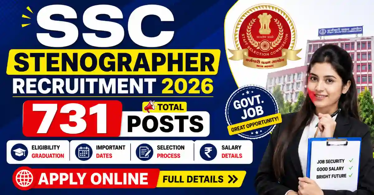 Ssc Stenographer Recruitment 2026