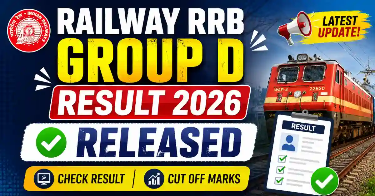 Railway RRB Group D Result 2026
