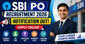 SBI PO Recruitment 2026 : 1500 Probationary Officer Posts Announced, Apply Online Before 08 July
