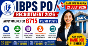 IBPS PO Recruitment 2026: Apply Online for 6715 PO/MT Posts, Eligibility, Vacancy, Salary, Exam Pattern, Selection Process & Last Date