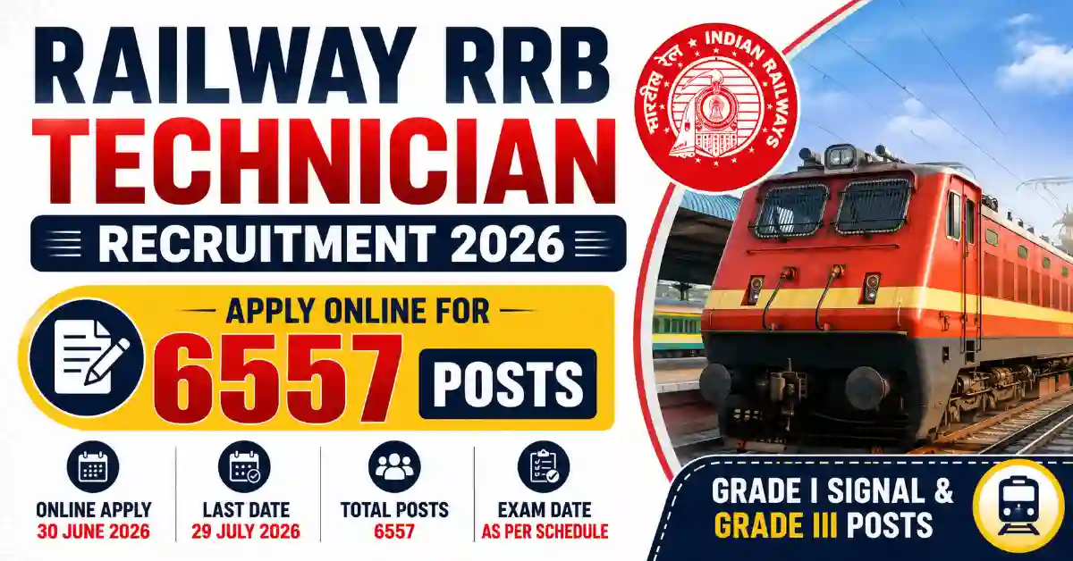 Railway RRB Technician Recruitment 2026